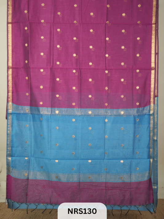 CHANDERI INSPIRED MAHESWARI SAREE