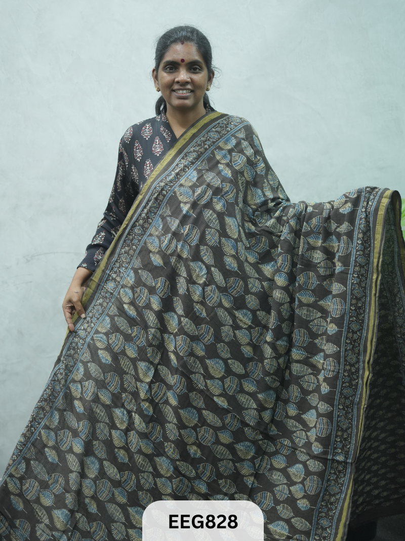 KOTA DORIA AJRAKH SAREE