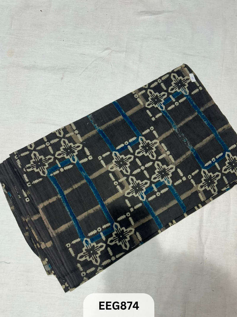 COTTON AJRAKH FABRIC-1MTR