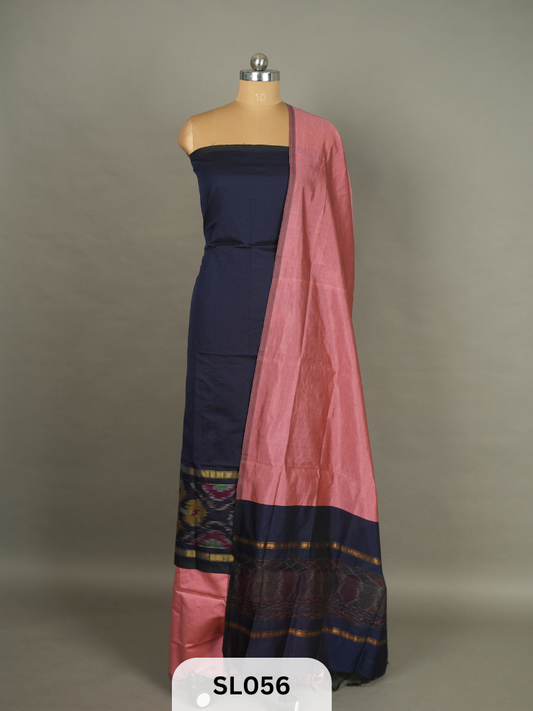 Pure Sico silk with Pochampalli design