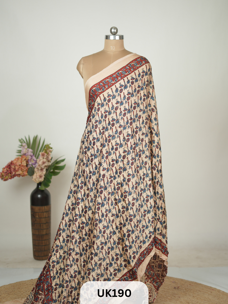 MODAL HANDBLOCK DUPATTA