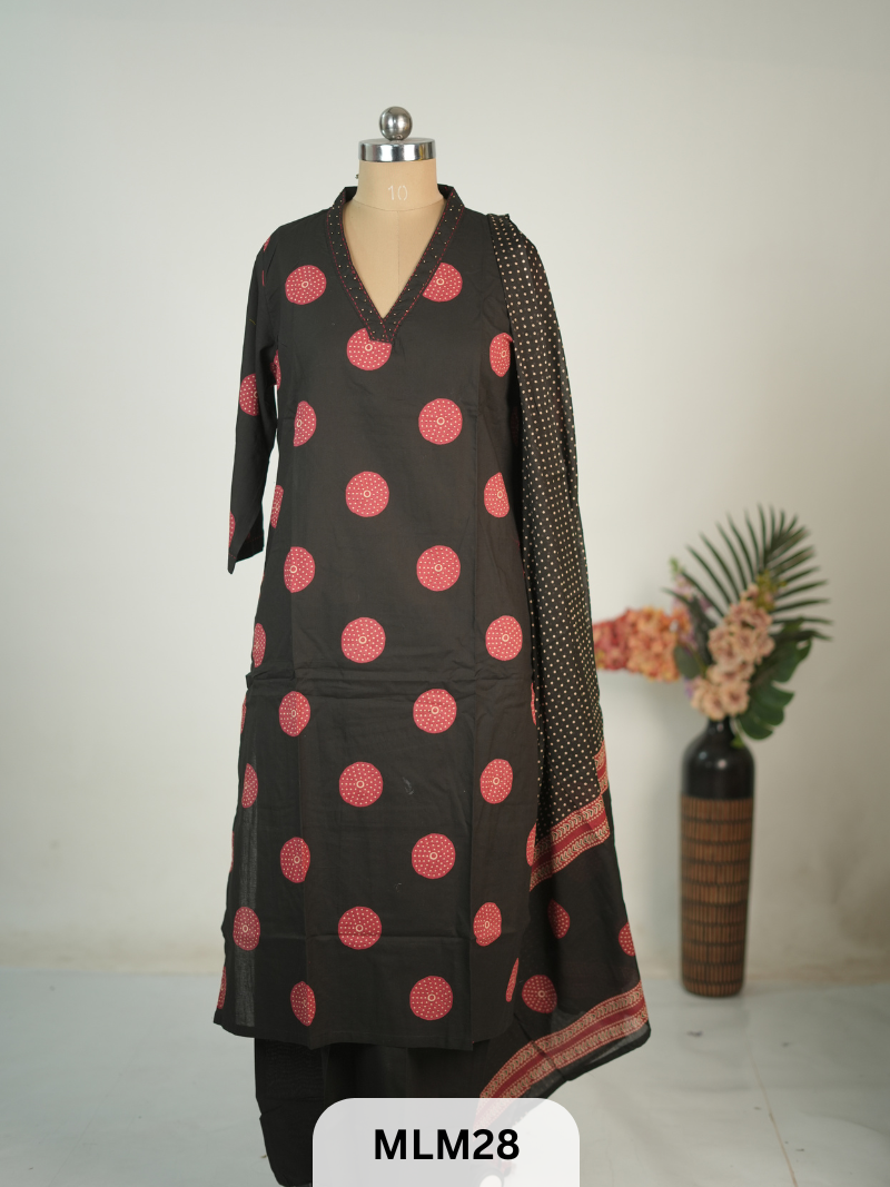 MUL COTTON 3PCS SUIT
