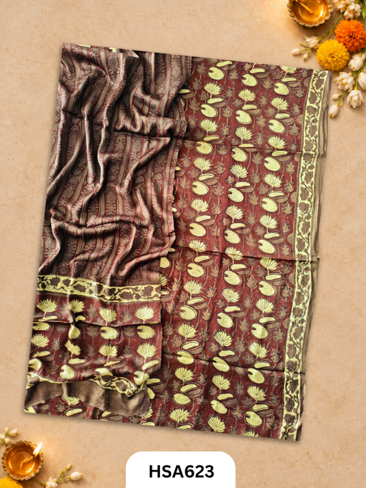Pure Nasphal Print Pomegranate Pill Dye 2 Pics Suits