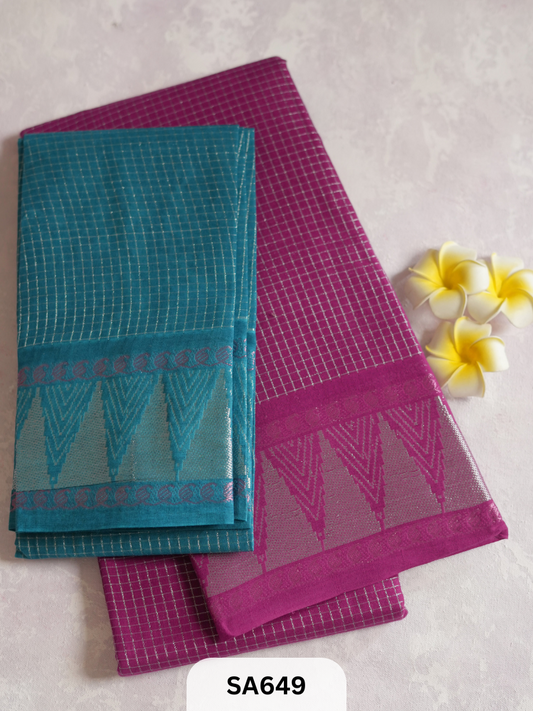 SUNGUDI SAREE |TEMPLE BORDER