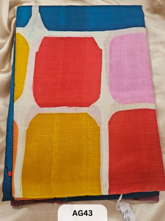 MURSHIDABAD HAND PAINTED SILK SAREE