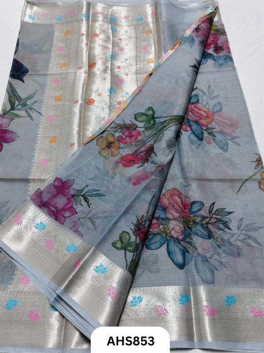Soft Silk Kota Weaving Saree Border Weaving