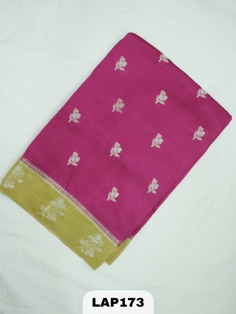 Banaras kora dupion silk saree