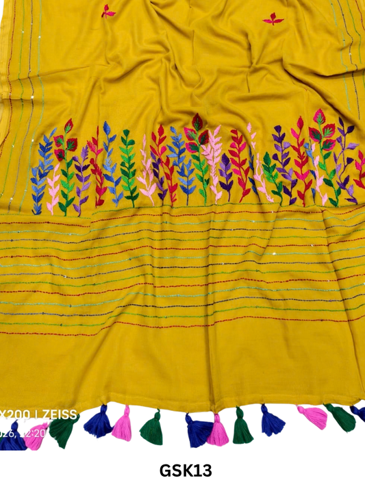 Pure Mul Cotton Saree With tassels