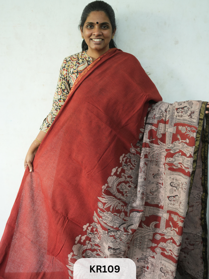 KALAMKARI KOTA SAREE