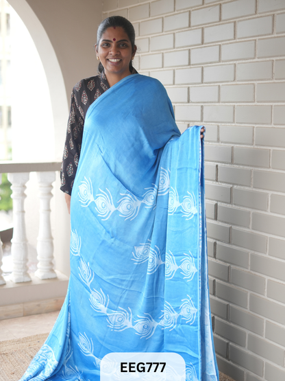 BATIK PRINT MODAL SAREE