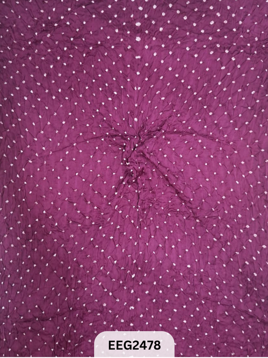 PLAIN MODAL BANDHEJ RUNNING FABRIC-1 MTR