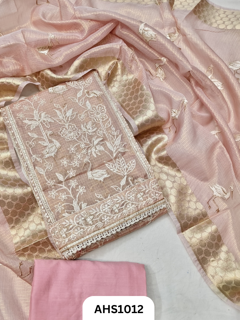Soft Silk Tissue Kota & Dupatta  - Top and Duptta 2.5mtr