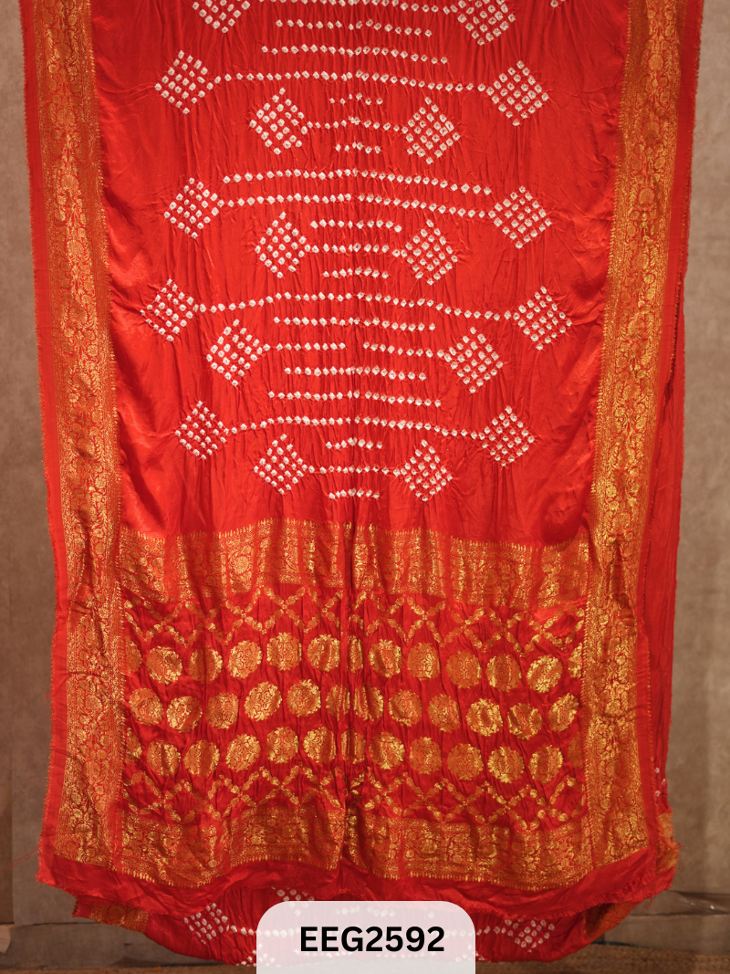 MODAL FUSIOIN SAREE WITH DOLA BORDER - EXCLUSIVE