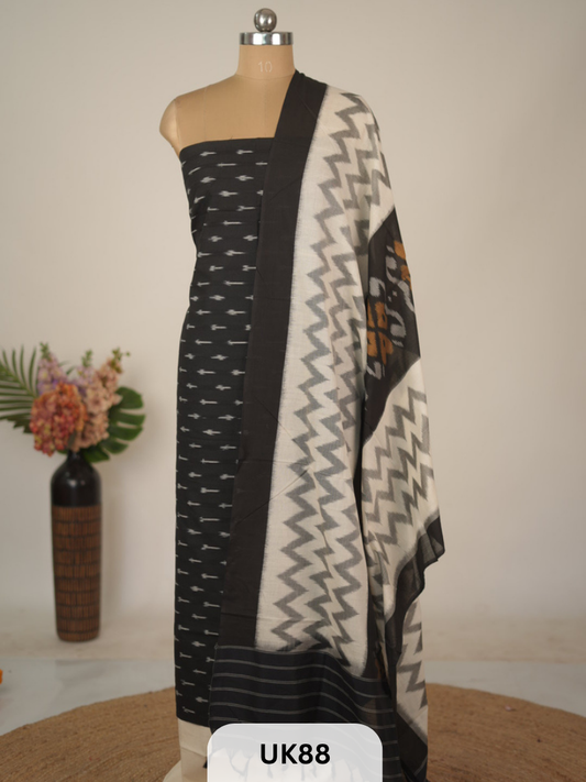 IKKAT POCHAMPALLY HANDLOOM SALWAR SUIT