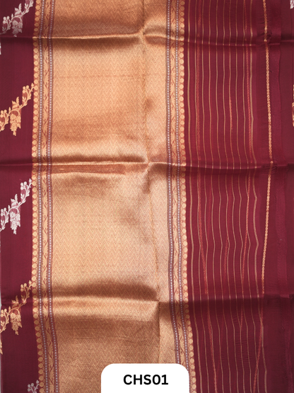 Pure Kora Organza Handloom Saree