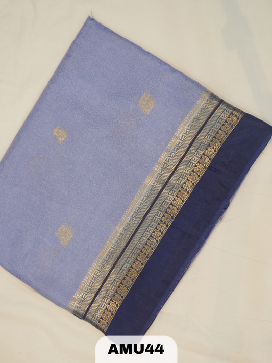 BANARAS TUSSAR KHADI SILK SAREE WITH BORDER