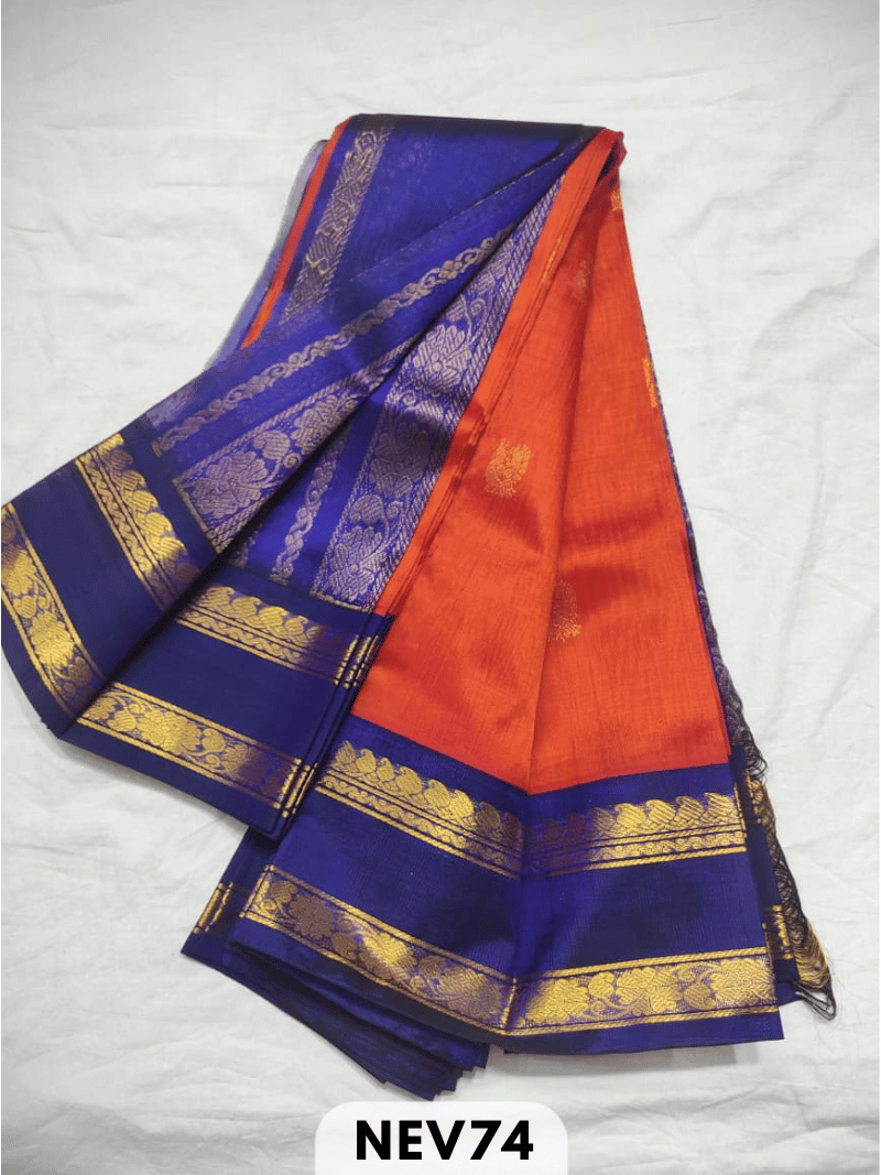 KORVAI BODY BUTTA WITH RICH PALLU SAREE - HANDLOOM