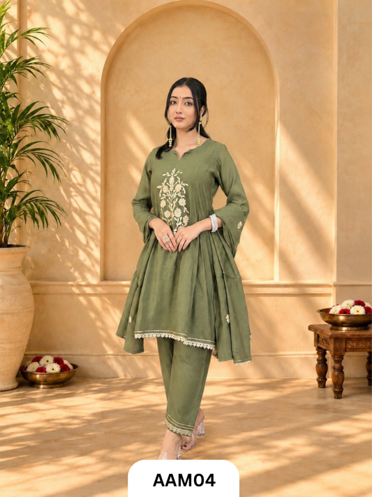 Premium Mul Chanderi Salwar Suit