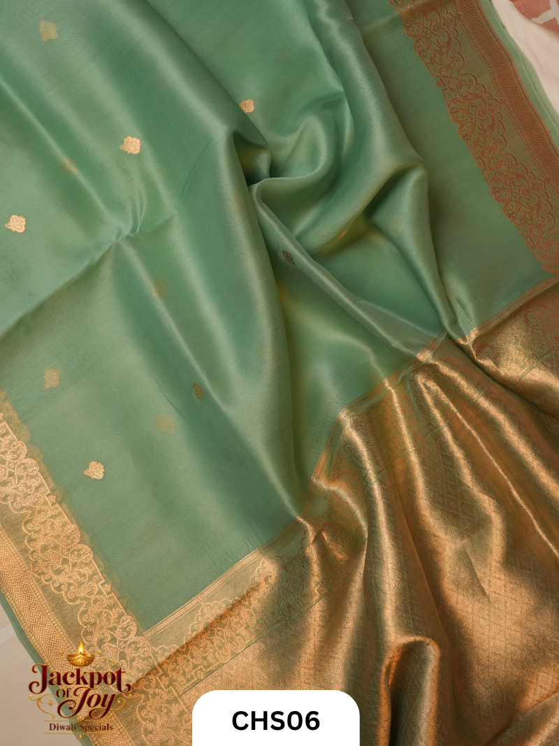 Pure Handloom Organza Saree