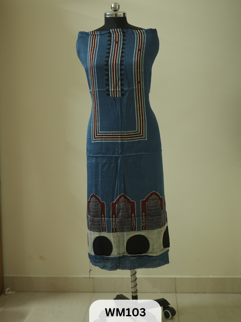 MODAL AJRAKH HANDBLOCK 2.5MTS TOP