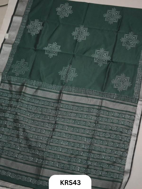 Mangalagiri Handblock Kollam Saree - DIWALI SPECIAL