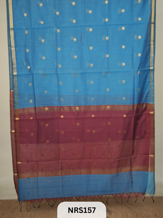 CHANDERI INSPIRED MAHESWARI SAREE