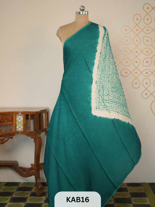 MODAL WITH HAND SHIBORI DUPPATA 2.5MTR
