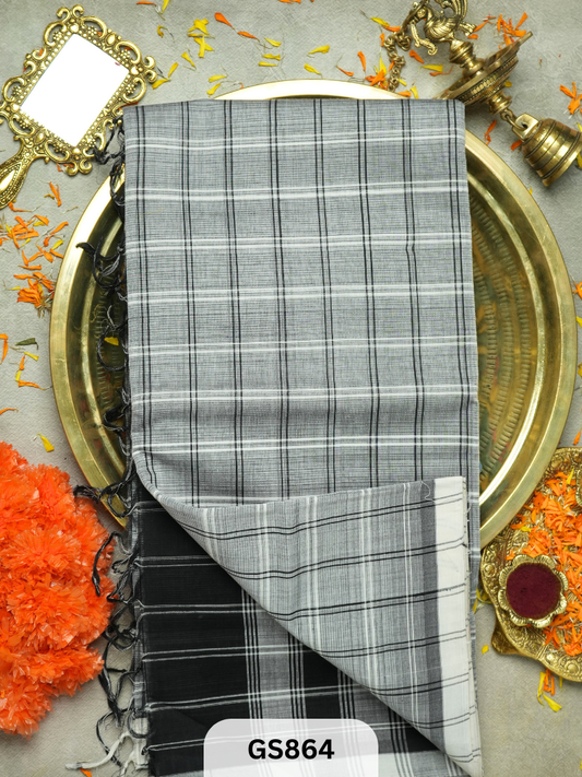 Mangalgiri Cotton Pochampallicheck sarees