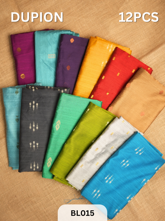 DUPION BLOUSE - 12 PCS