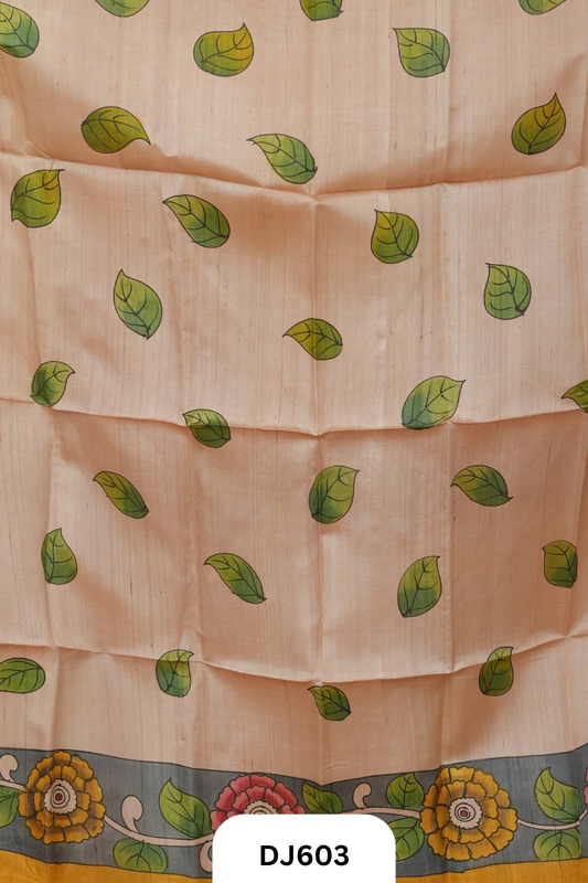 Tussar Hand Paint  Blouse