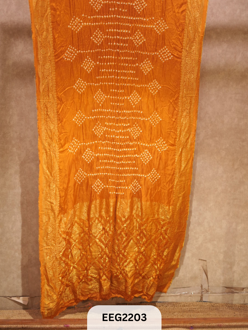 MODAL FUSIOIN SAREE WITH DOLA BORDER - EXCLUSIVE