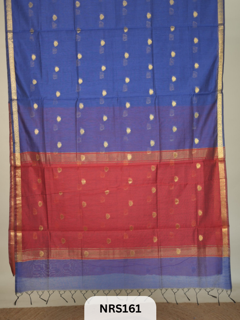 CHANDERI INSPIRED MAHESWARI SAREE
