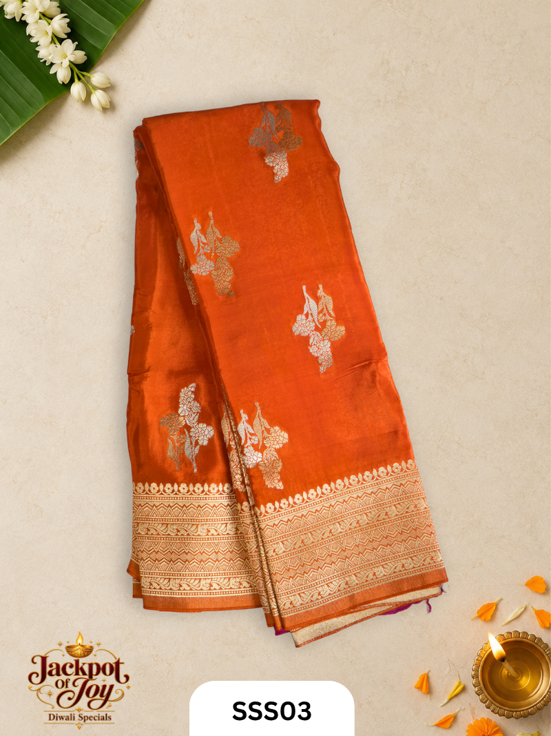 Banarasi Semi Muga Anti Zari