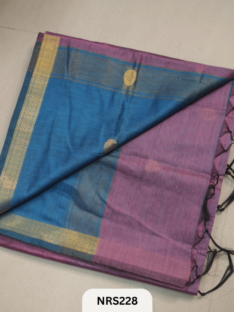 CHANDERI INSPIRED MAHESWARI SAREE