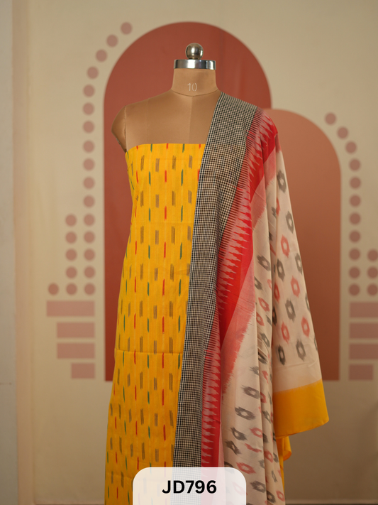 IKKAT POCHAMPALLY HANDLOOM SALWAR SUIT