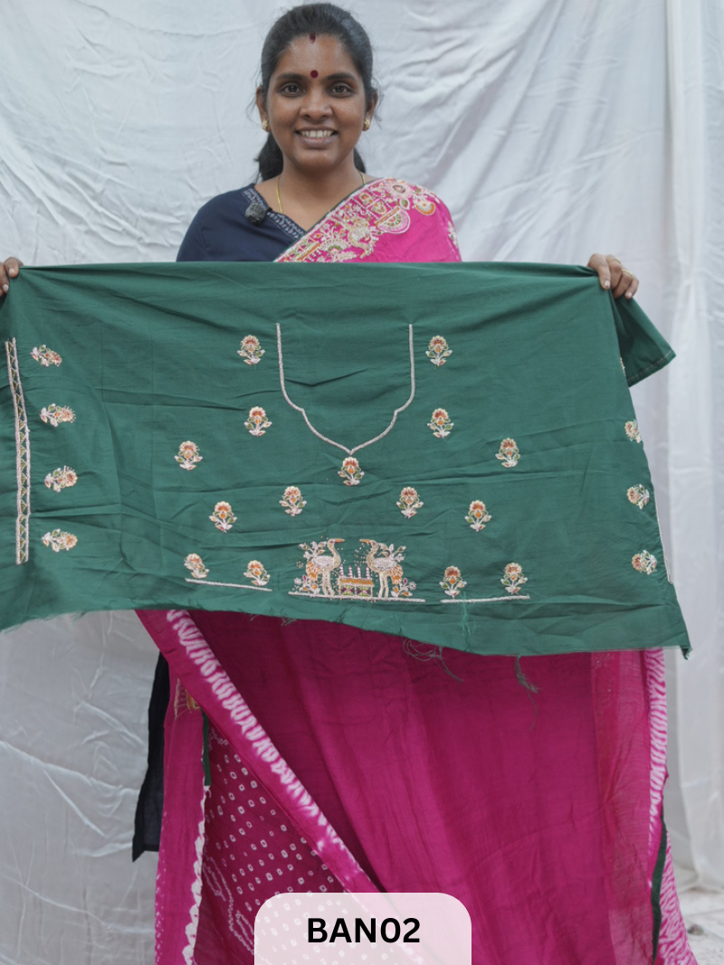 SHIBORI BANDHANI DESIGNER WORK SAREE