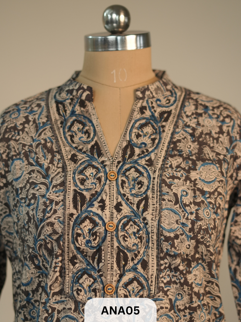 KALAMKARI KURTI TOP