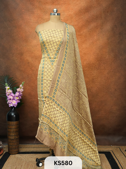 PURE AJRAKH MODAL SALWAR SUIT