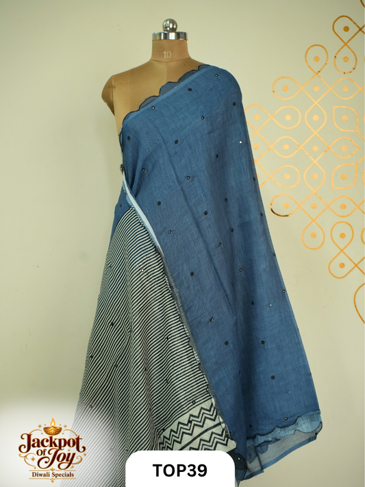 Fancy Foil Saree
