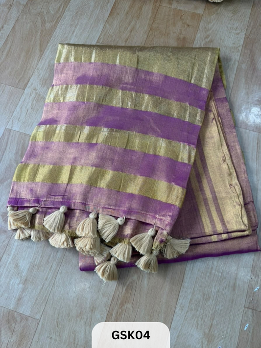 Pure Mul Tissue Saree