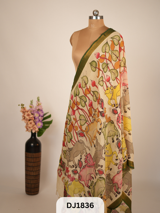 PENKALAMKARI DUPATTA | NIZAM BORDER