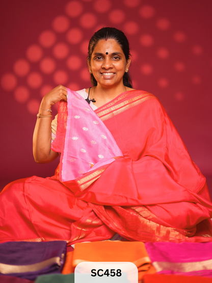 SEMI MYSORE CREPE SAREE