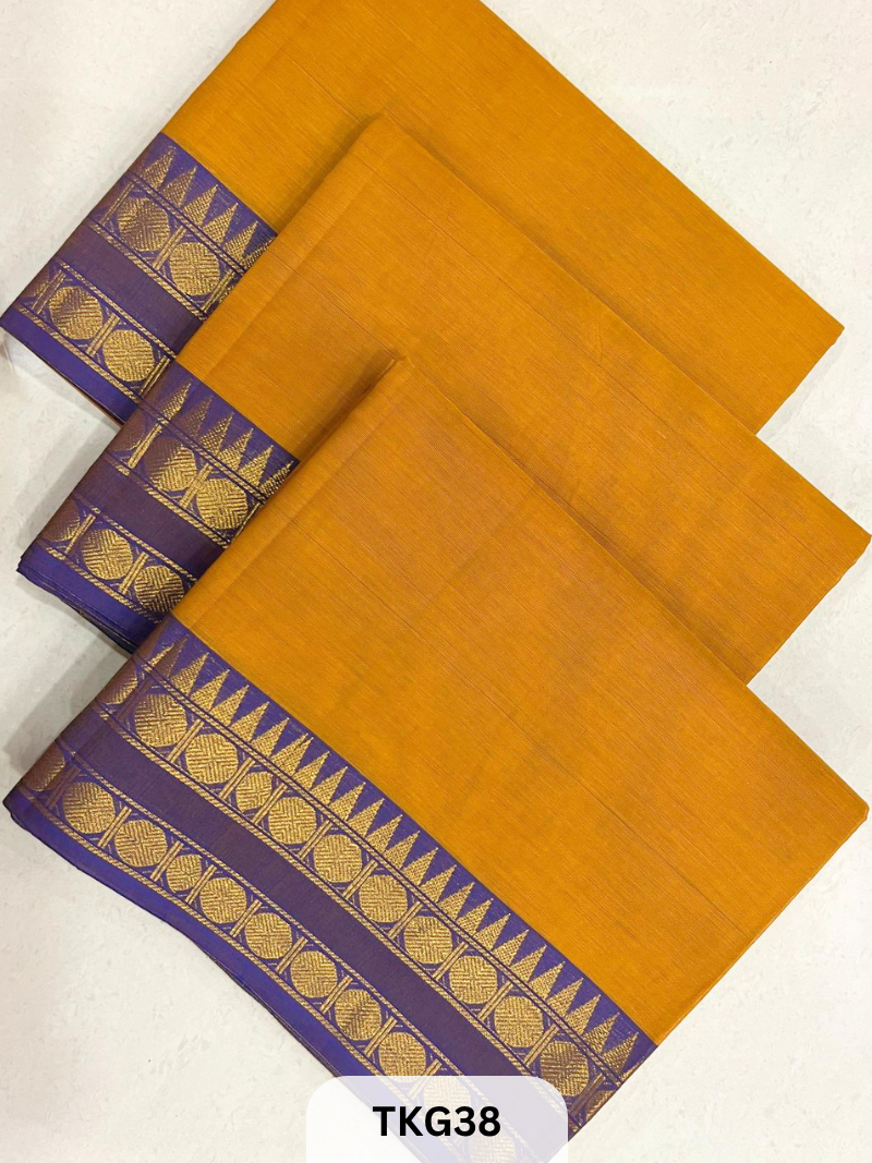 Chettinad Cotton Saree  5.5 mtr