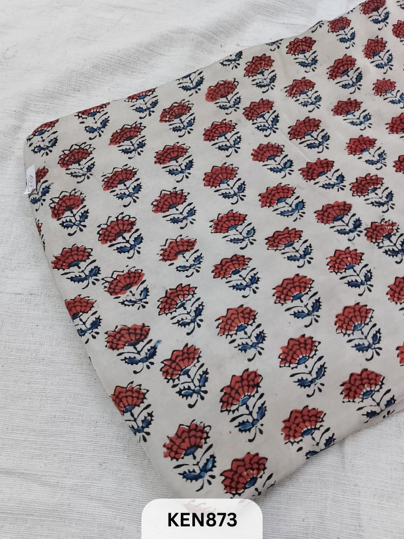 AJRAKH MODAL SILK HANDBLOCK PRINT FABRICS