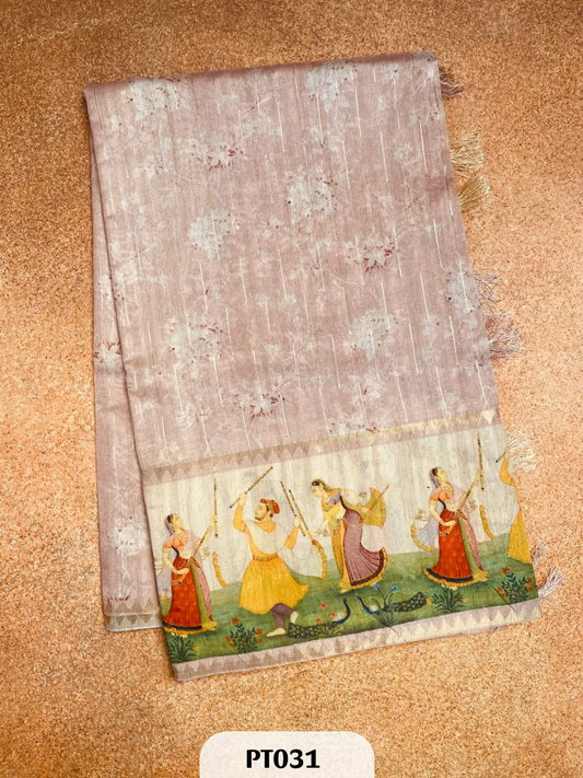 Pure Tussar Saree