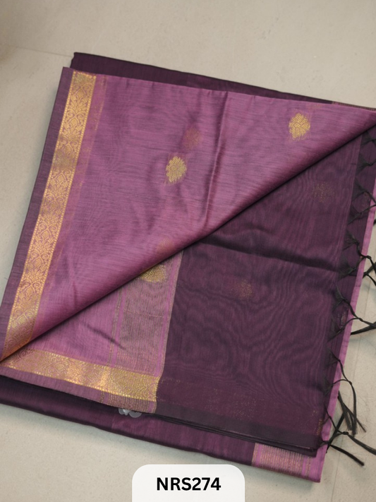 CHANDERI INSPIRED MAHESWARI SAREE