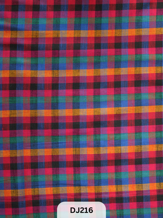 Madras kattam Fabric - 1mtr