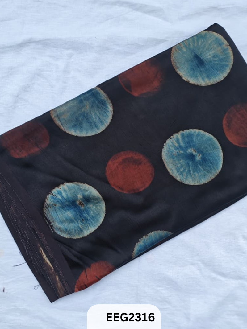 MASHRU AJRAKH FABRIC  PRINT-1 MTR