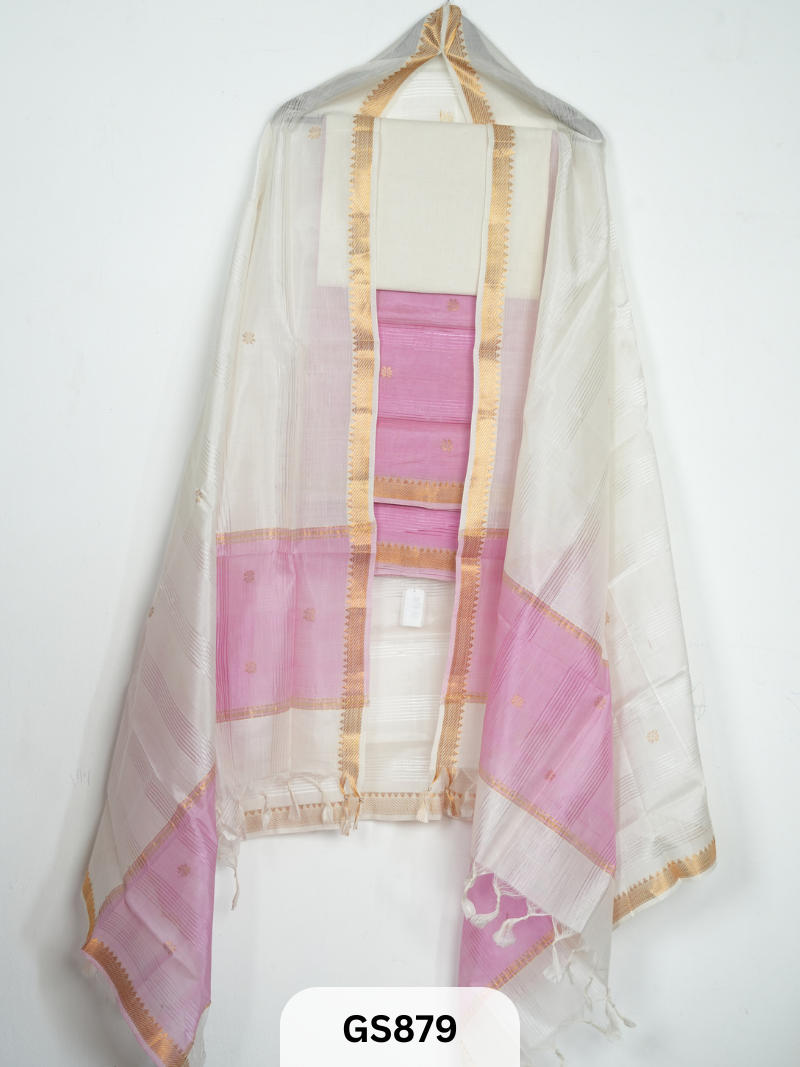 Mangalgiri Pattu butta dress set