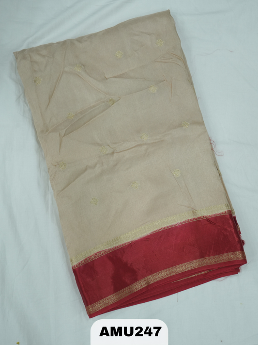 BANARAS RUSSIAN SILK SAREE WITH PRINTED